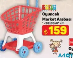 GÜÇLÜ OYUNCAK MARKET ARABASI